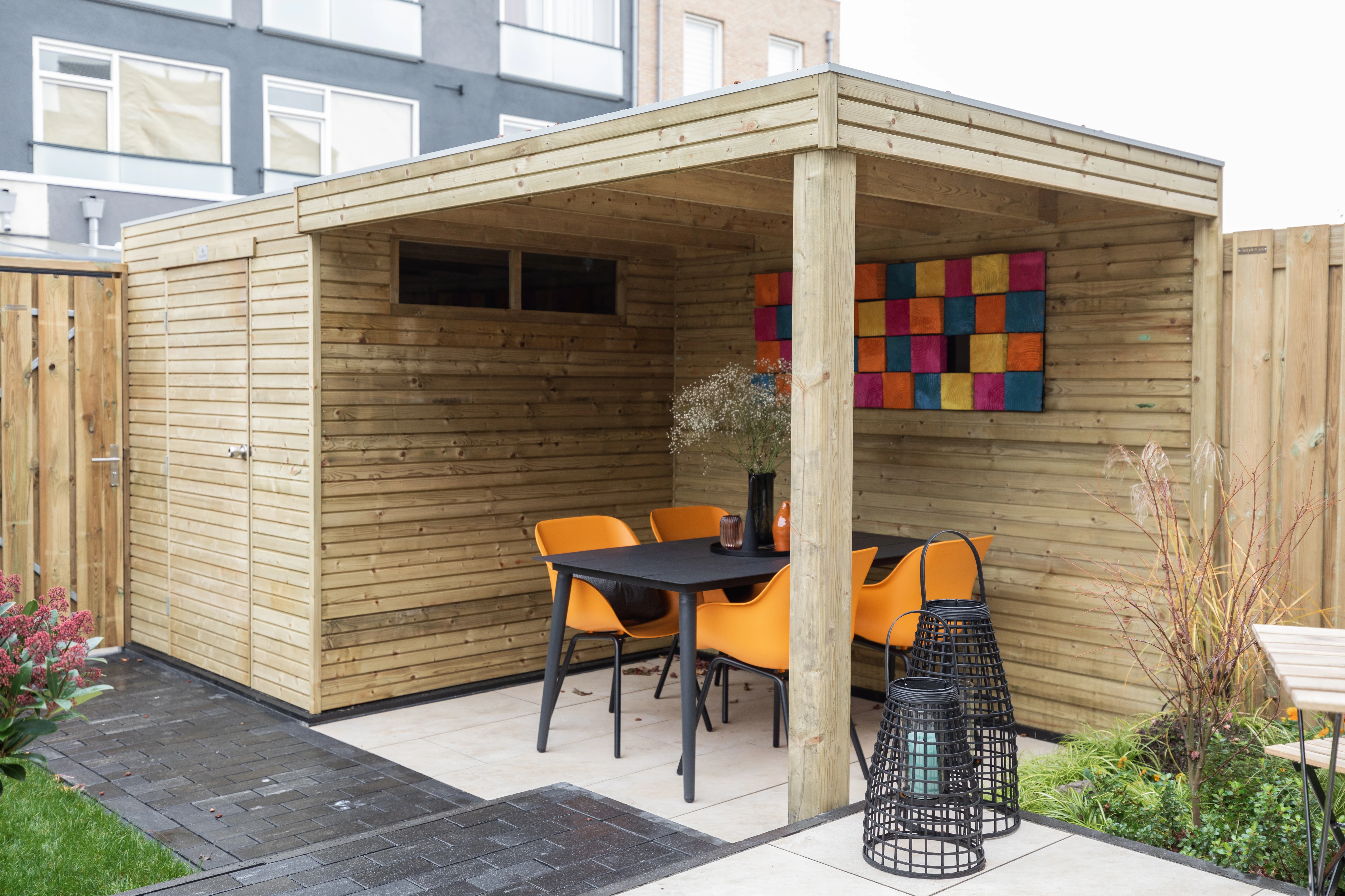 Woodlands Blokhut QB Groen Geïmpregneerd 600 x 300 cm - Afbeelding 8